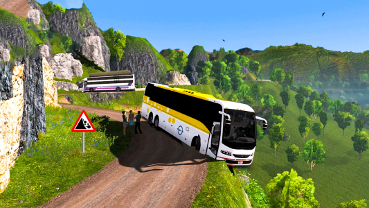 اسکرین شات بازی Hill Bus Simulator Bus Game 3D 1