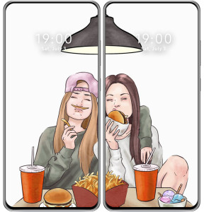 اسکرین شات 7 برنامه BFF Best Friend Wallpaper