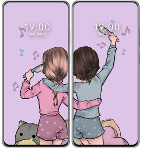 اسکرین شات 6 برنامه BFF Best Friend Wallpaper