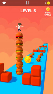 اسکرین شات 4 بازی Cube Stacker Surfer Race Games
