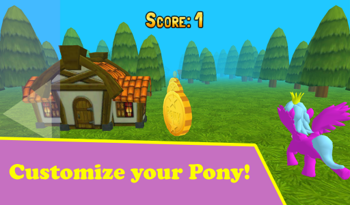 اسکرین شات بازی Running Pony 3D: Little Race 2