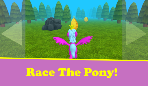 اسکرین شات بازی Running Pony 3D: Little Race 3