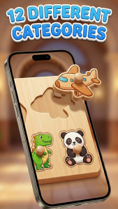 اسکرین شات 2 بازی Animal Puzzles: Wood Jigsaw