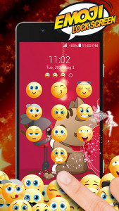 اسکرین شات برنامه Emoji lock screen 7