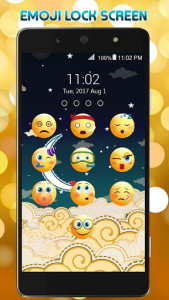 اسکرین شات برنامه Emoji lock screen 8