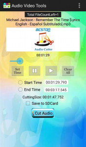 اسکرین شات برنامه Audio Video Tools 5