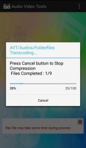 اسکرین شات برنامه Audio Video Tools 3