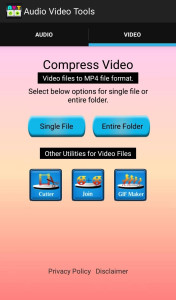 اسکرین شات 7 برنامه Audio Video Tools AVT