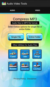 اسکرین شات 1 برنامه Audio Video Tools AVT
