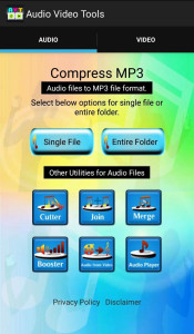 اسکرین شات 1 برنامه Audio Video Tools AVT