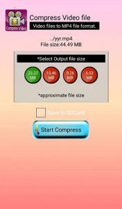 اسکرین شات 3 برنامه Compress Video