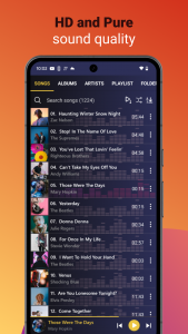 اسکرین شات برنامه Music Player 3