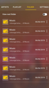 اسکرین شات برنامه Music Player 7