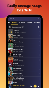 اسکرین شات 7 برنامه Music Player