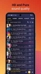 اسکرین شات 3 برنامه Music Player