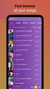 اسکرین شات 3 برنامه Music Player
