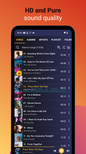 اسکرین شات 1 برنامه Music Player