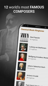 اسکرین شات برنامه Classical Music Ringtones 1
