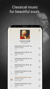 اسکرین شات برنامه Classical Music Ringtones 2