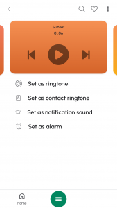 اسکرین شات برنامه Ringtones for Android™ 7