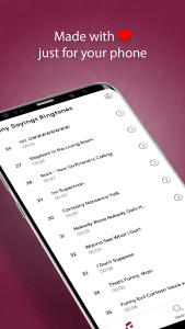 اسکرین شات 5 برنامه Funny Sayings Ringtones