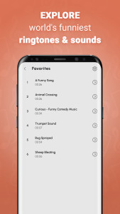 اسکرین شات 2 برنامه Funny Sms Ringtones & Sounds