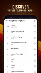 اسکرین شات برنامه Old Telephone Ringtones 1