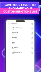 اسکرین شات 3 برنامه Music Ringtones and Sounds