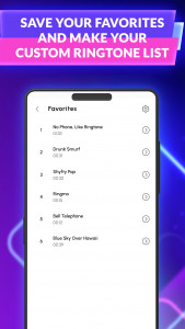 اسکرین شات برنامه Music Ringtones and Sounds 3
