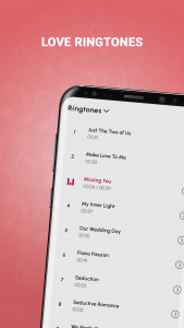 اسکرین شات برنامه Romantic Phone Ringtones 1