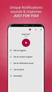 اسکرین شات برنامه SMS Ringtones Pro: Sounds 2