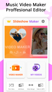 اسکرین شات برنامه Video Maker, Slideshow Maker 1
