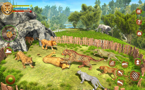اسکرین شات بازی Cheetah Attack Simulator 3D Game Cheetah Simulator 1