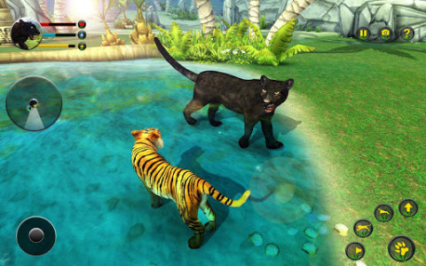 اسکرین شات برنامه Panther simulator 3d animal games 1