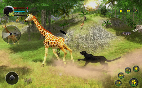 اسکرین شات برنامه Panther simulator 3d animal games 6