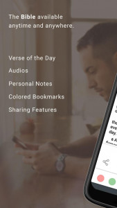 اسکرین شات برنامه Bible Offline App Free + Audio, KJV, Daily Verse 1