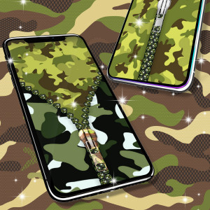 اسکرین شات برنامه Camouflage zipper locker 4
