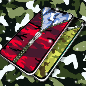 اسکرین شات برنامه Camouflage zipper locker 2