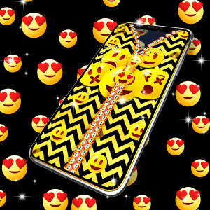 اسکرین شات 2 برنامه Emoji smiley zip locker
