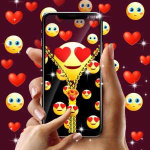 اسکرین شات برنامه Emoji smiley zip locker 3