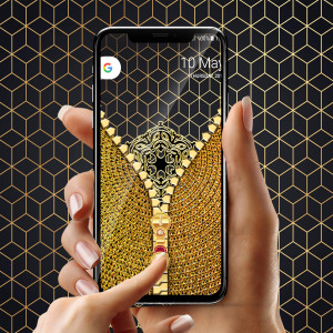 اسکرین شات برنامه Gold lock screen 4