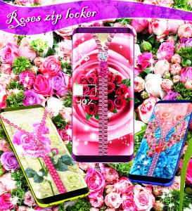 اسکرین شات برنامه Roses zip locker 2