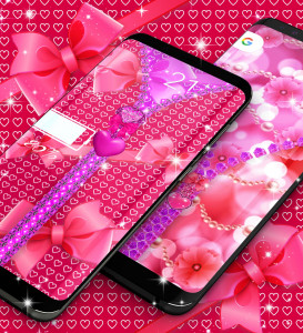 اسکرین شات برنامه Lock screen for girls 4