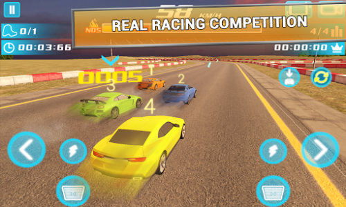 اسکرین شات بازی Airborne Real Car Racing - Free Games 2020 3