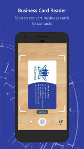 اسکرین شات برنامه BizConnect- Business Card Scanner & Card Reader 1