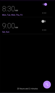 اسکرین شات برنامه Simple Alarm Clock 2