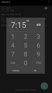 اسکرین شات برنامه Simple Alarm Clock 4