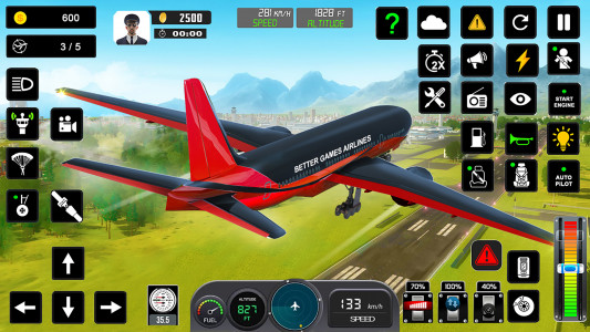 اسکرین شات بازی Flight Simulator : Plane Games 1