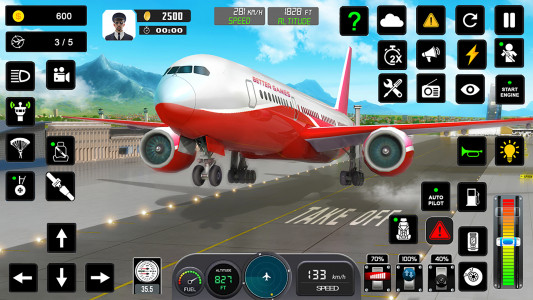 اسکرین شات بازی Flight Simulator : Plane Games 3
