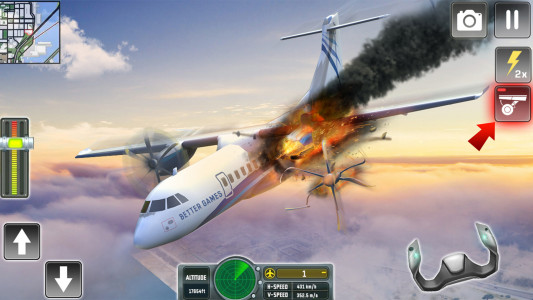 اسکرین شات بازی Flight Simulator : Plane Games 8